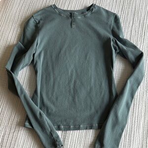 Skims Women's Long Sleeve Top in blue